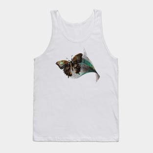 Steampunk Butterfly in Flight Tank Top